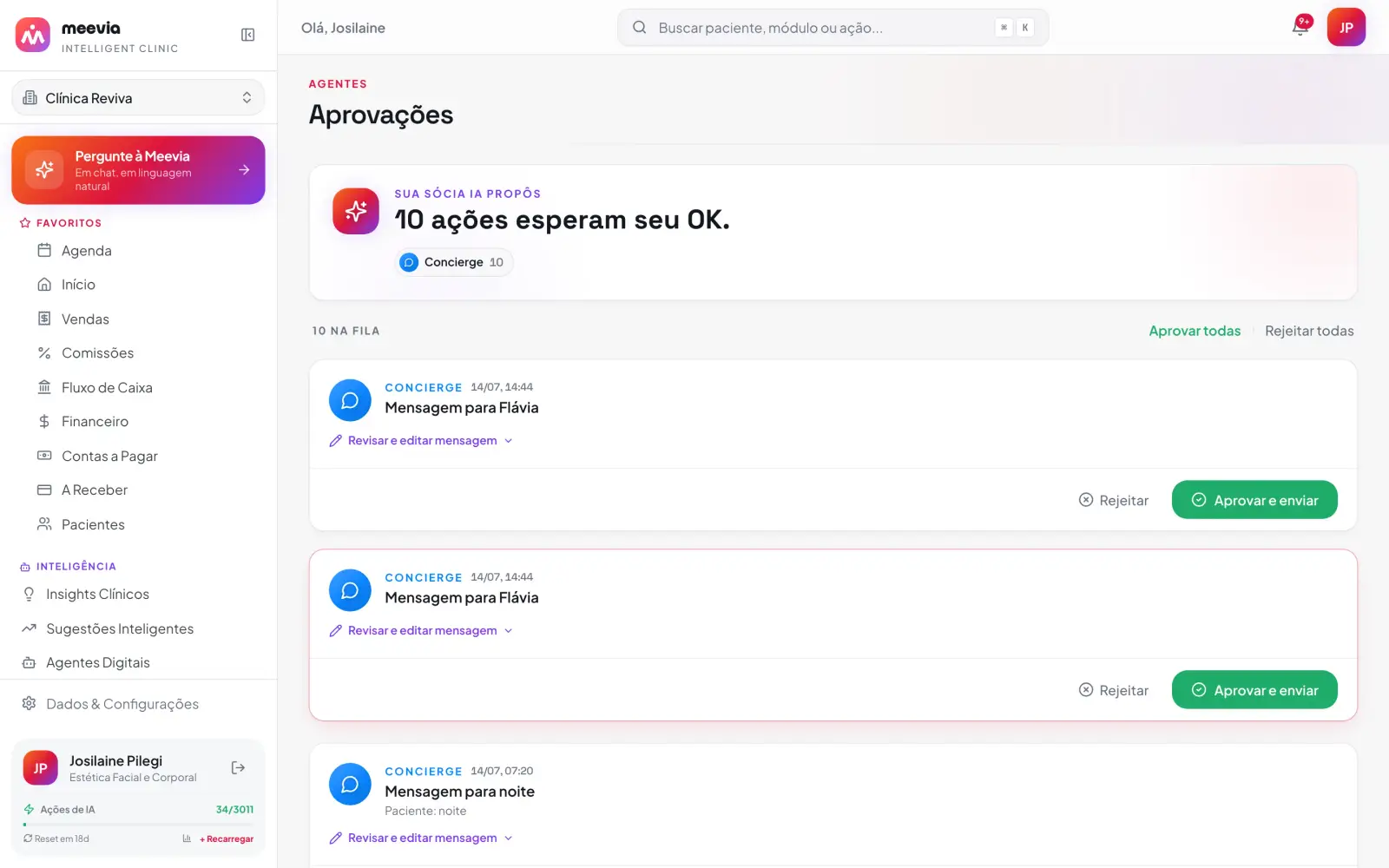 O Billing encontra cada parcela vencida