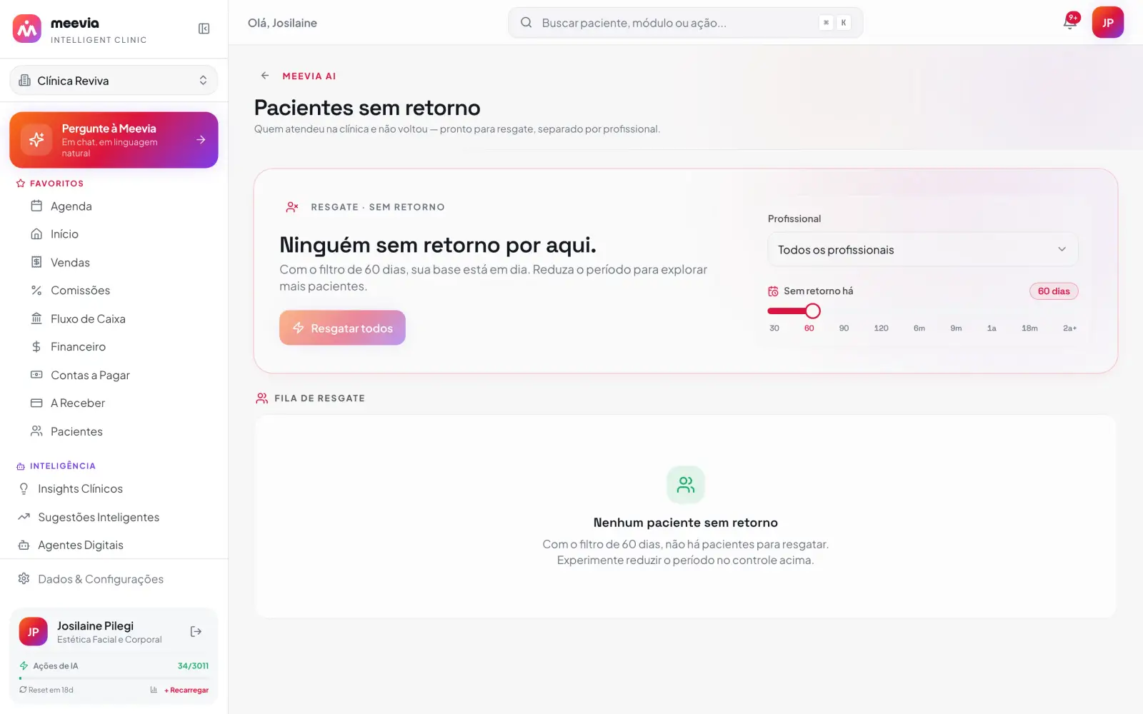 Pacientes sumindo? Você fica sabendo antes
